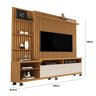 Home Ripado Nobre p/ TV até 60'' Nature/Off White - Giga Móveis - 3