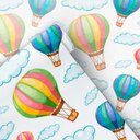 Ver imagem 4 de Papel de Parede Infantil - Balões Arte Destaque 3 Metros