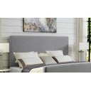 Ver imagem 1 de Cabeceira para Cama Solteiro Estofada Box Capitonê Lisa 90cm Suede Cinza Claro