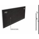 Ver imagem 3 de Cabeceira para Cama Solteiro Estofada Box Capitonê Lisa 90cm Suede Cinza Claro
