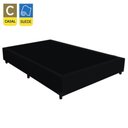 Ver imagem 2 de Cama Box Casal Suede + Colchão de Espuma D33 - Sereneprime - 138cm Preto