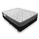 Ver imagem 1 de Cama Box Casal Suede + Colchão de Espuma D33 - Sereneprime - 138cm Preto