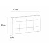 Cabeceira para Cama Casal Estofada Box Capitonê Paris Curva 140cm Suede Cinza Claro com Strass - 2