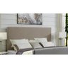 Cabeceira para Cama Casal Estofada Box Capitonê Lisa 140cm Suede Café com Leite - 1