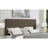 Cabeceira para Cama Queen Estofada Box Capitonê Lisa 160cm Suede Tabaco - 1