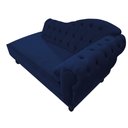 Ver imagem 3 de Diva Recamier Diana 185cm Lado Esquerdo Suede - ADJ Decor - Azul Marinho