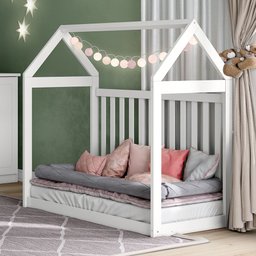 Berço Montessoriano Henn Americano Cabana Branco I15-05 - 2