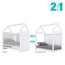 Berço Montessoriano Henn Americano Cabana Branco I15-05 - 4