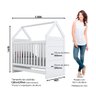 Berço Montessoriano Henn Americano Cabana Branco I15-05 - 9