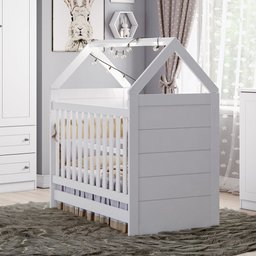 Berço Montessoriano Henn Americano Cabana Branco I15-05 - 1