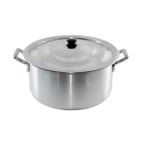 Caçarola Hotel Panela Industrial em Alumínio Tampa 26cm 7l Global
