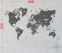 Ver imagem 3 de Mural Mapa Mundi - 3,48 x 3,00m