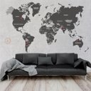 Ver imagem 1 de Mural Mapa Mundi - 3,48 x 3,00m