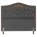 Ver imagem 3 de Cabeceira Cama Box Casal 140cm Imperial J02 Linho Grafite - Mpozenato