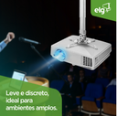 Ver imagem 5 de Suporte de Teto para Projetor Ajustável 54,5 a 90cm 360° até 13,5kg Branco PRO1100W Elg