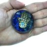 Orgonite Mão de Hamsá Sodalita e Ônix Limalha de Alumínio - 3