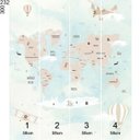 Ver imagem 3 de Mural Mapa Mundi Infantil - 2,32 x 3,00m