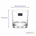 Ver imagem 4 de Conjunto 6 Copos de Cristal Bohemia Barline 410ml