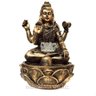 Fonte de Água Shiva com Flor de Lótus Dourado 28cm - 1