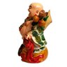 Estátua Buda Chinês Sorridente com Pote de Ouro 17cm - 4
