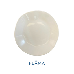 Kit Prato Fundo Ryo 22,5cm Porcelana Branca - 6 Peças - 2