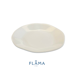Kit Prato Fundo Ryo 22,5cm Porcelana Branca - 6 Peças - 3
