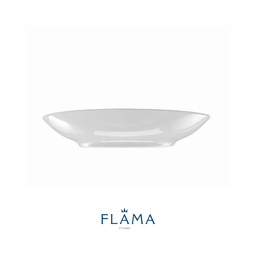Kit Prato Fundo Ryo 22,5cm Porcelana Branca - 6 Peças - 4