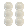 Kit Prato Fundo Ryo 22,5cm Porcelana Branca - 6 Peças - 1