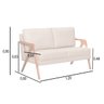 Kit 2 poltronas Mona Luxo e Namoradeira mona Cinza Escuro - 5