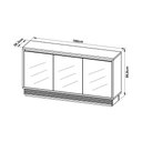 Ver imagem 2 de Aparador Sala BB2609 3PORTAS 160cm Amêndoa Tecnomobili