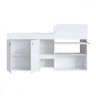 Cama Alta Multifuncional com Armário e Escrivaninha Monterey Cm096 Art In Móveis-branco - 5