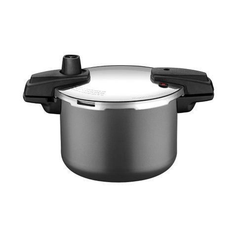 Panela de Pressão Tramontina Arizona Indução Alumínio 20 Cm 4,5 L Titânio
