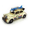 Fusca Surf 53 Herbie Vintage Metal Artesanal Decoração Retro - 3