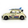 Fusca Surf 53 Herbie Vintage Metal Artesanal Decoração Retro - 2
