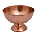 Ver imagem 1 de Champanheira Balde Gelo Cobre Puro Funda Com Pé Sem Alça 5 Metal Arte