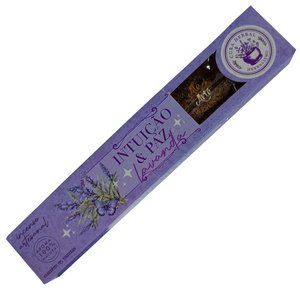 Incenso 100% Natural - Intuição e Paz - Lavanda, da Cura Herbal