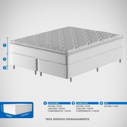 Colchão Queen PROBEL Mola Ensacada Probel Excede Premium Pillow Super - 9