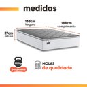 Ver imagem 3 de Colchão Casal Molas com Pillow Max Force Branco/Cinza Inducol
