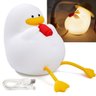 Luminaria Abajur Mesa Patinho Fofo Touch Muda Cor Recarregavel Usb Decoraçao Iluminaçao Quarto Sala  - 1