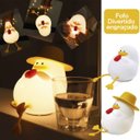 Ver imagem 5 de Luminaria Abajur Mesa Patinho Fofo Touch Muda Cor Recarregavel Usb Decoraçao Iluminaçao Quarto Sala