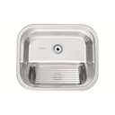 Ver imagem 1 de Tanque Tramontina Hera 34L em Aço Inox Polido 50x40 cm