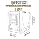 Ver imagem 3 de Caixa Térmica 32 Lts 3 em 1 e 5 em 1 com Mesa e Cadeira Praia Camping