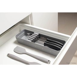 Organizador De talheres Suporte Porta Facas Para Gaveta Ou Branco - 4