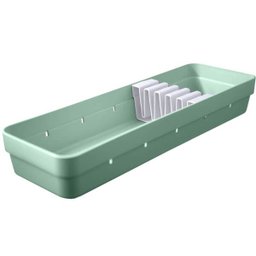 Organizador De talheres Suporte Porta Facas Para Gaveta Ou Verde - 1 Organizador De talheres Suporte Porta Facas Para Gaveta Ou Verde - 1