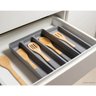 Organizador Suporte Extensível Porta Talheres Cozinha Gaveta Branco - 4