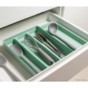 Ver imagem 4 de Organizador Suporte Extensível Porta Talheres Cozinha Gaveta Chumbo