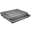 Ver imagem 1 de Organizador Suporte Porta Talheres Extensível Cozinha Gaveta Chumbo