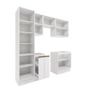 Ver imagem 3 de Lavanderia Modulada Kappesberg Celeste 7 Peças Branco 230cm