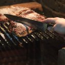 Ver imagem 3 de Facão Faca N 10 Aço Carbono Cabo Madeira Nobre Bainha Couro