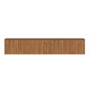 Ver imagem 2 de Rack Glimmer 2.14 Suspenso 100% MDF com Portas Ripadas para Sala de Estar – Canella